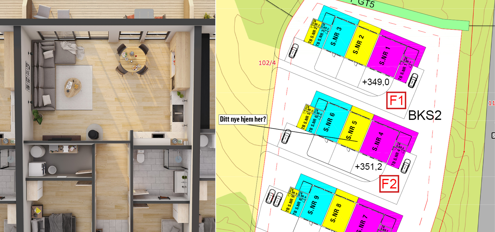 Tremannsboliger Østby terrasse
