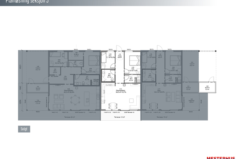 Tremannsboliger Østby terrasse