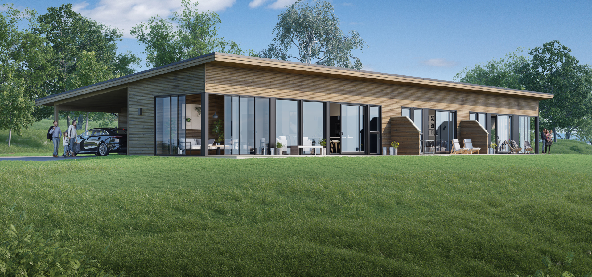 Tremannsboliger Østby terrasse