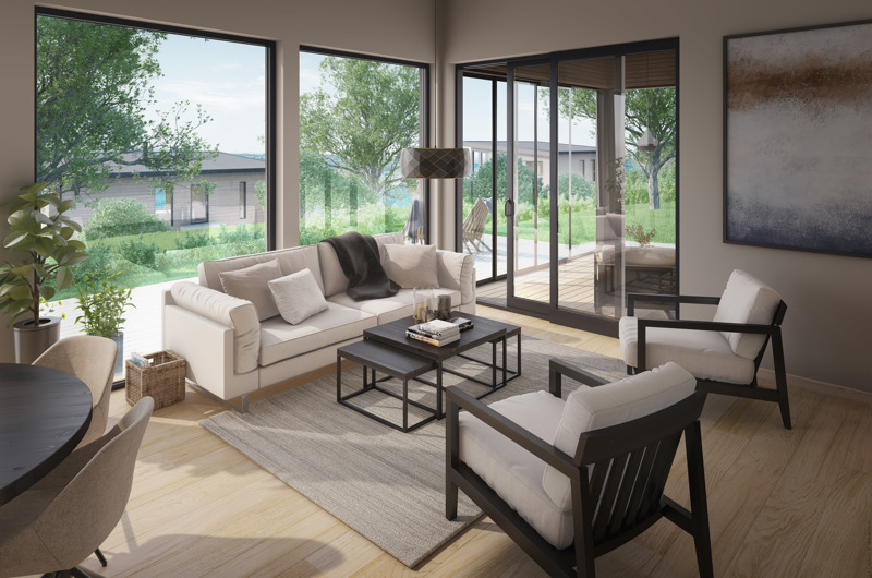 LINJE - En moderne og lekker enebolig på ett plan