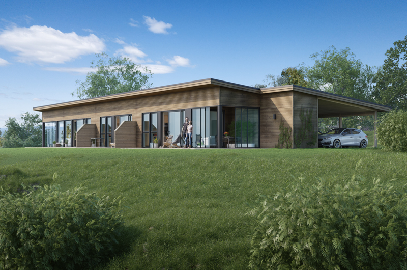 Tremannsboliger Østby terrasse