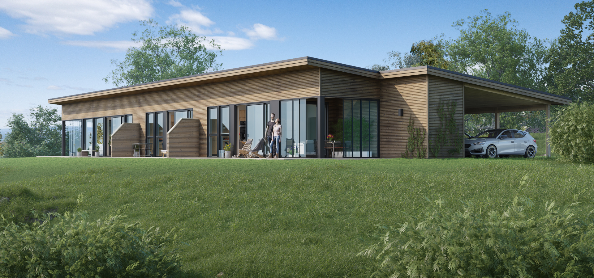 Tremannsboliger Østby terrasse