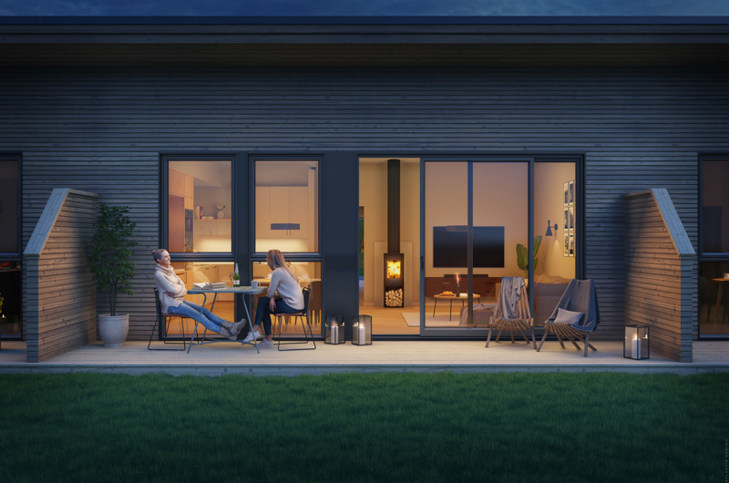 Tremannsboliger Østby terrasse