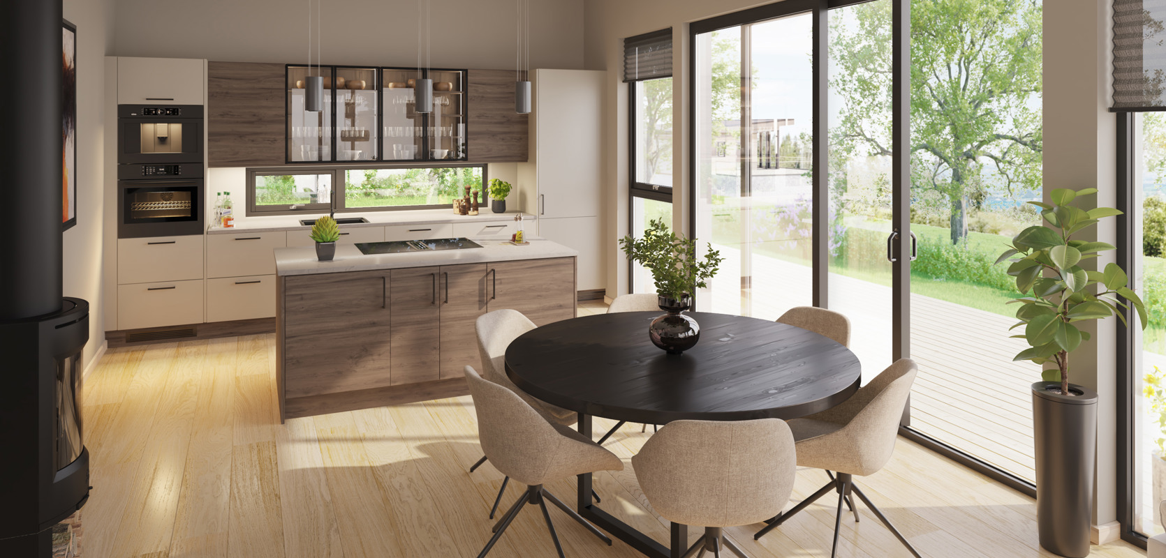 LINJE - En moderne og lekker enebolig på ett plan